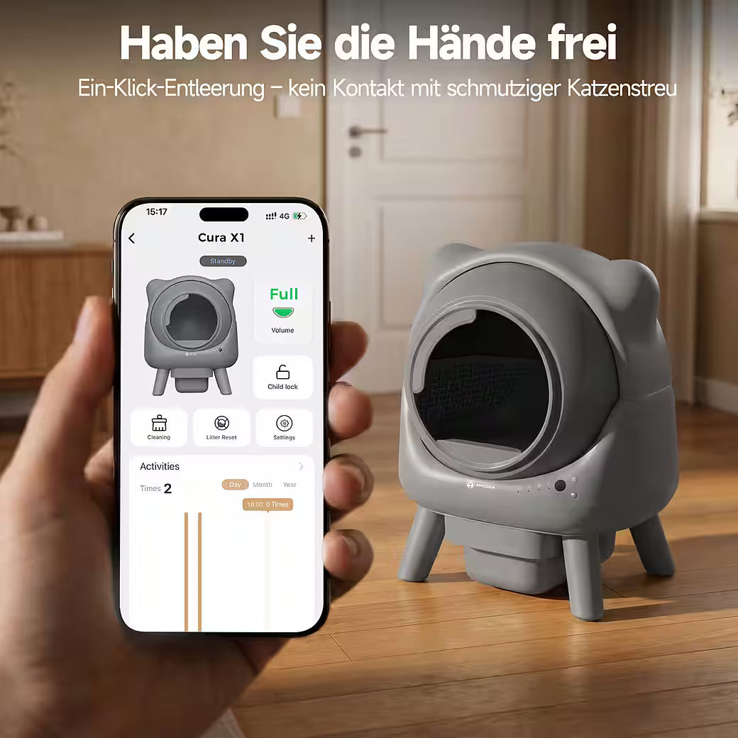 XXL Selbstreinigende Katzentoilette