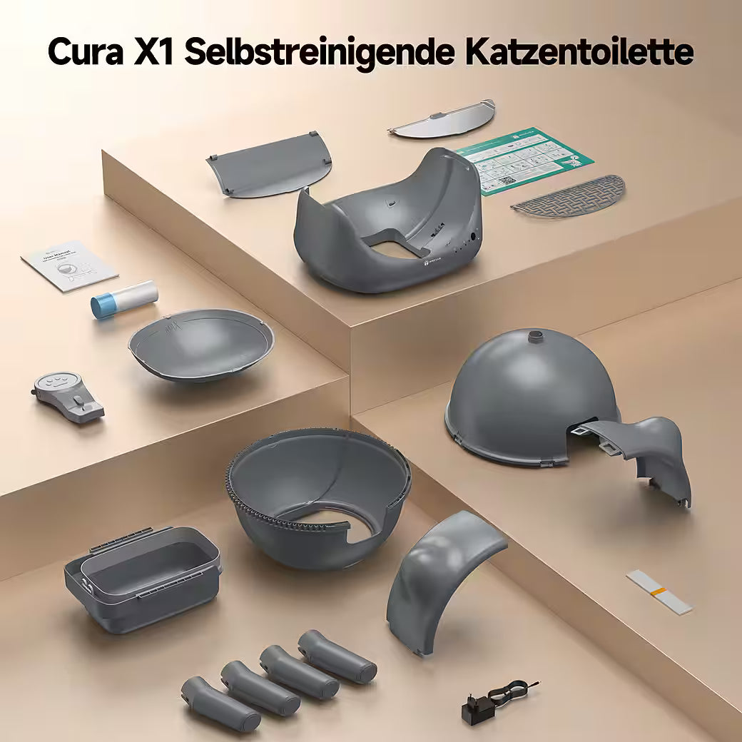 XXL Selbstreinigende Katzentoilette